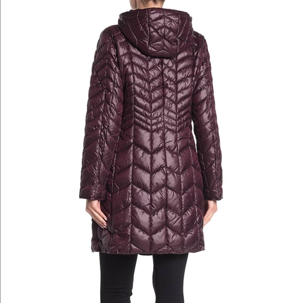 NWT!π₯° Kenneth Cole Hooded Puffer Coat - Picture 4 of 6